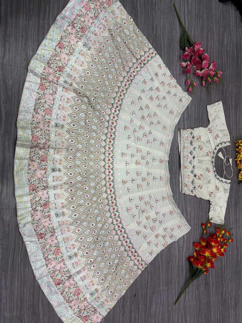 Ynf Georgette KESH508 1019 Lehengas Wholesale Designer Lehenga Embroidered Lehenga Georgette Lehenga Manufacturer