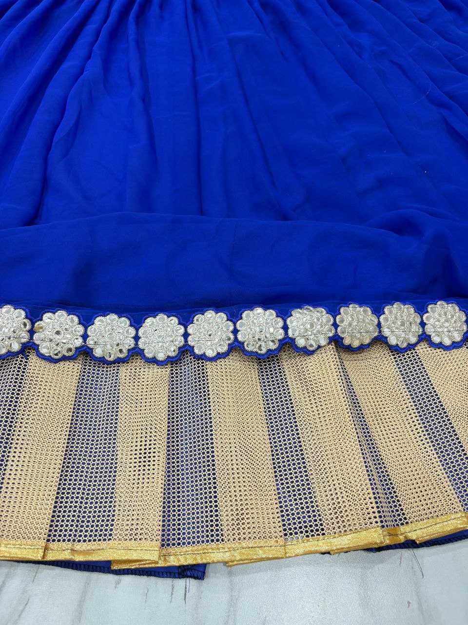 Ynf Georgette KESH508 1071 Lehengas Wholesale Fancy Lehenga Georgette Lehenga Blue Lehenga Manufacturer