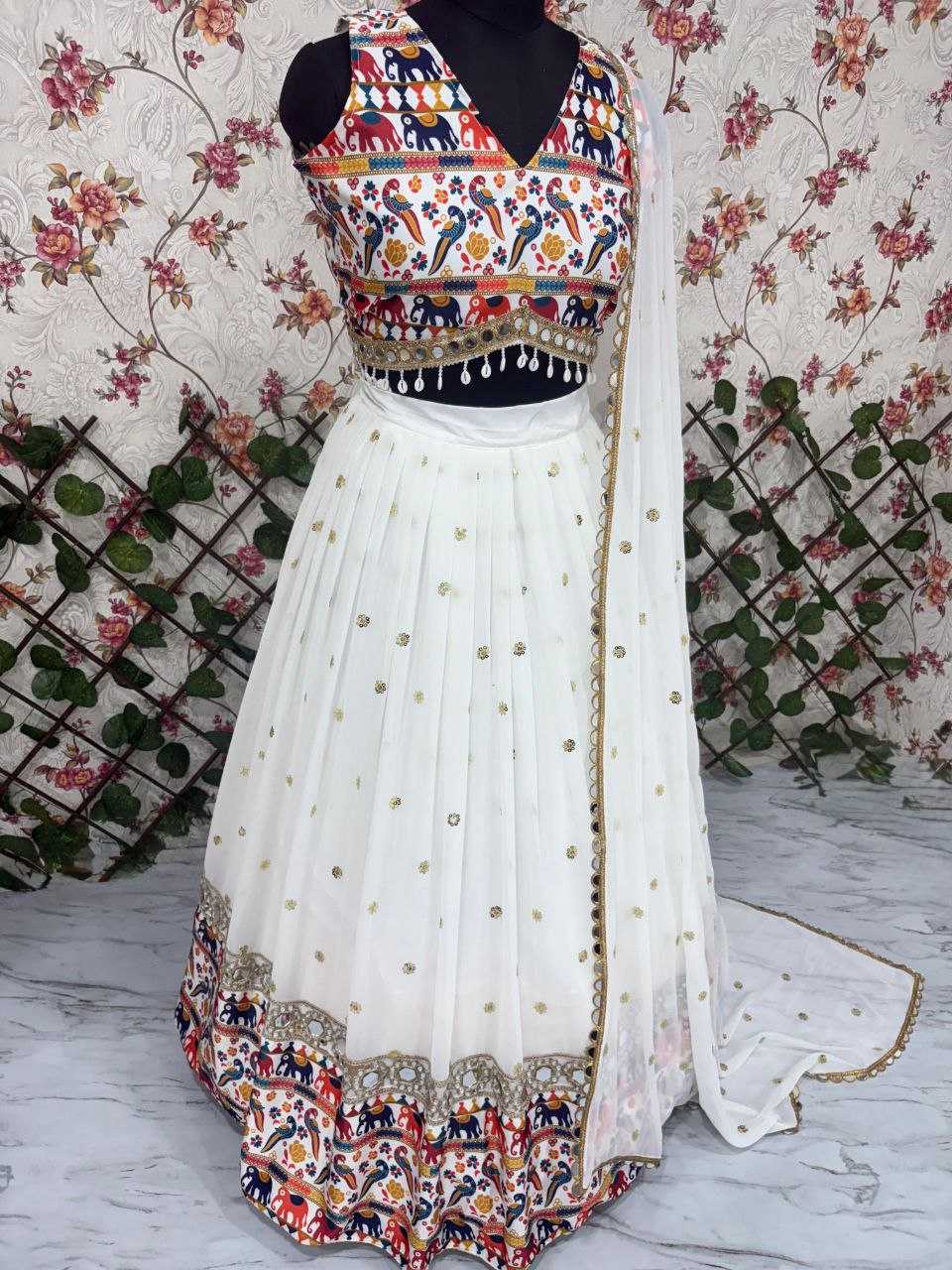 Ynf Georgette KESH508 1072 Festive Collections Wholesale Navratri Chaniya Choli Manufacturer