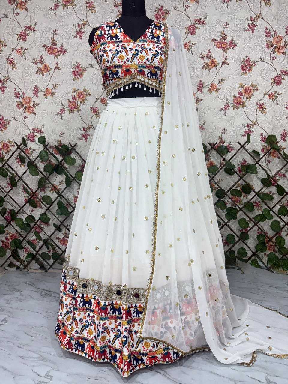 Ynf Georgette KESH508 1072 Festive Collections Wholesale Navratri Chaniya Choli Manufacturer