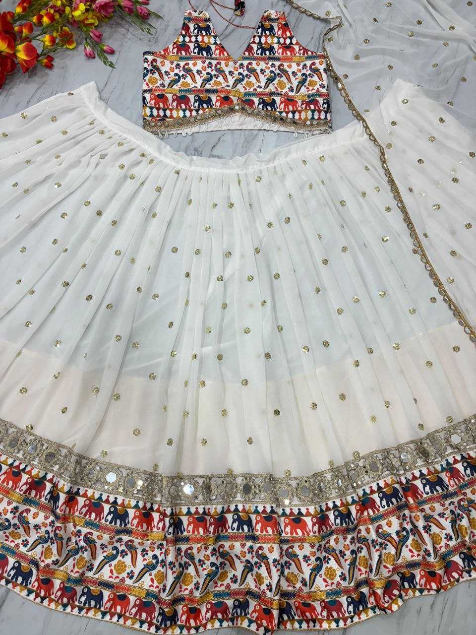 Ynf Georgette KESH508 1072 Festive Collections Wholesale Navratri Chaniya Choli Manufacturer