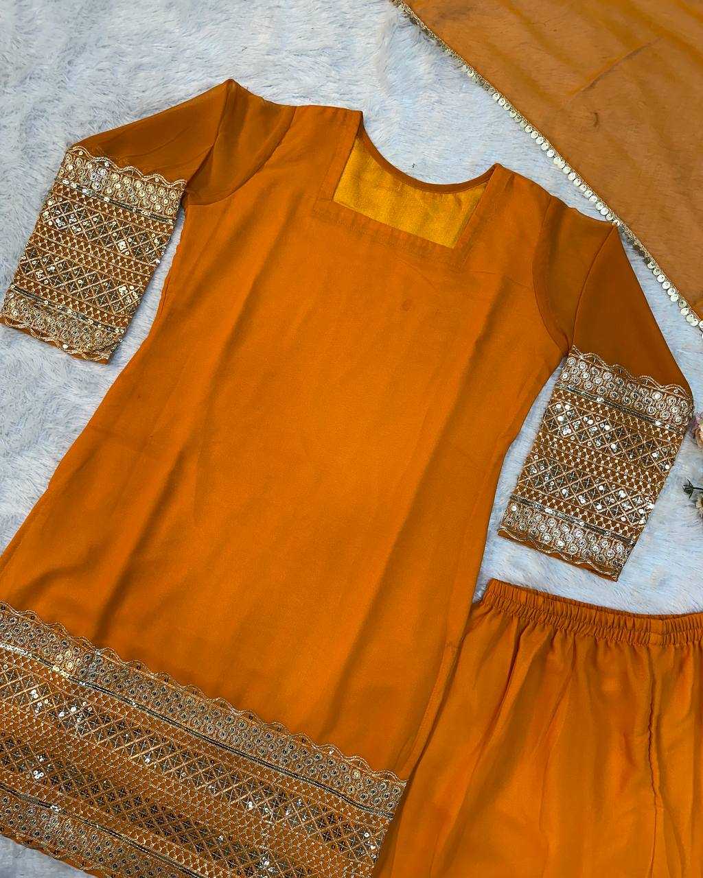 Ynf Georgette KESH523 062 Suits & Dresses Wholesale Sharara Salwar Suits Embroidery Suits Georgette Suit Manufacturer