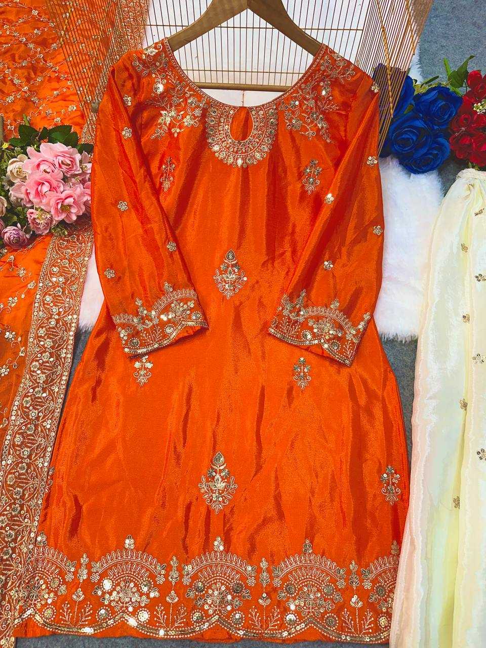 Ynf Georgette KESH523 064 Suits & Dresses Wholesale Sharara Salwar Suits Embroidery Suits Georgette Suit Manufacturer