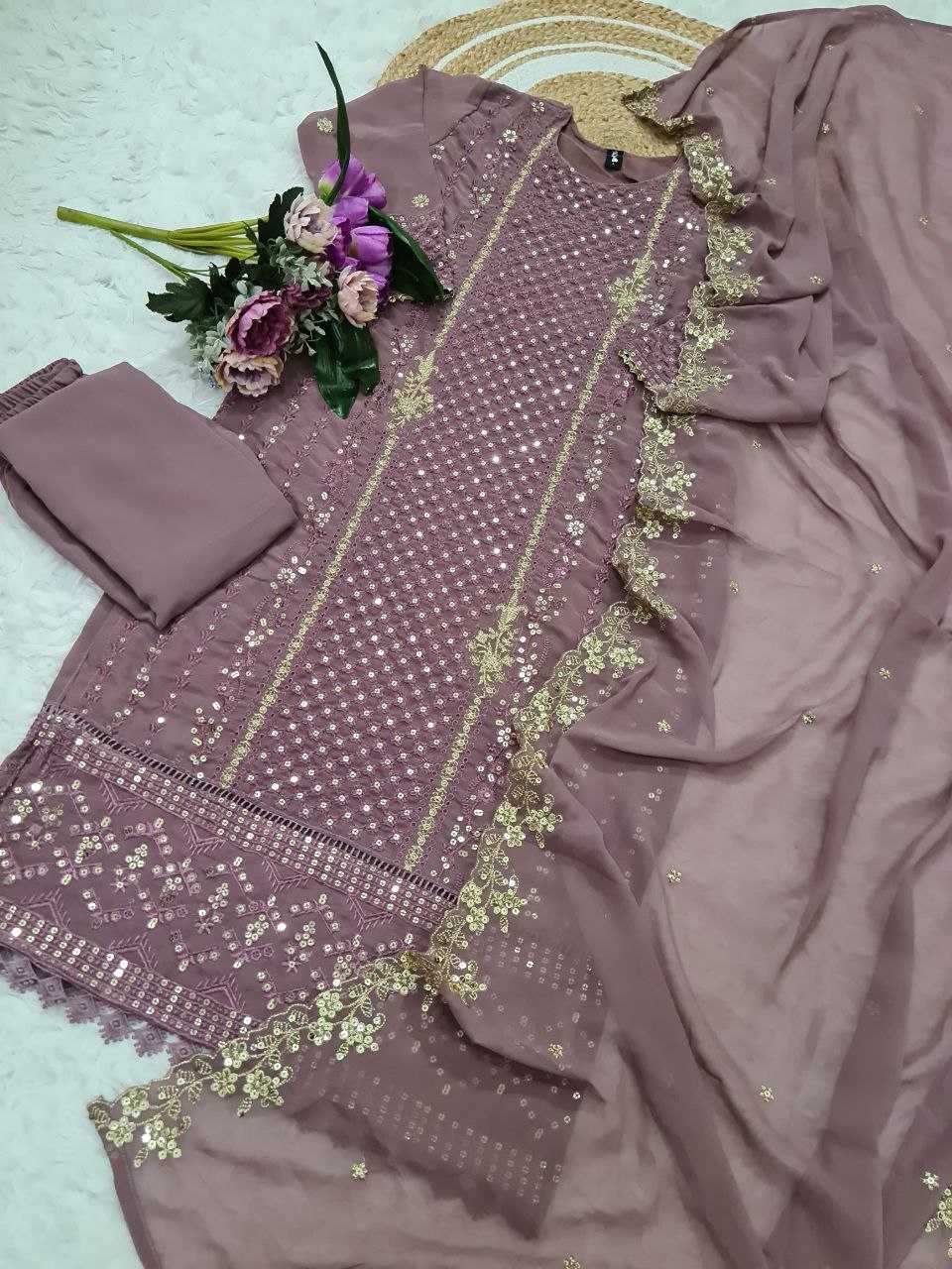 Ynf Georgette KESH529 RAVINA Suits & Dresses Wholesale Ladies Suits Embroidery Suits Wedding Suits Manufacturer