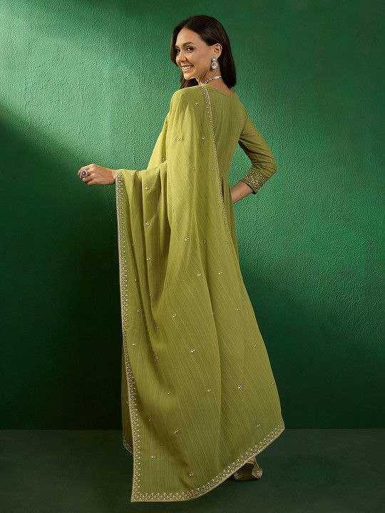 Ynf Georgette KESH529 SIYANA Suits & Dresses Wedding Collections Festive Collections Wholesale Georgette Suit Embroidered Suits Green Salwar Suit Manufacturer