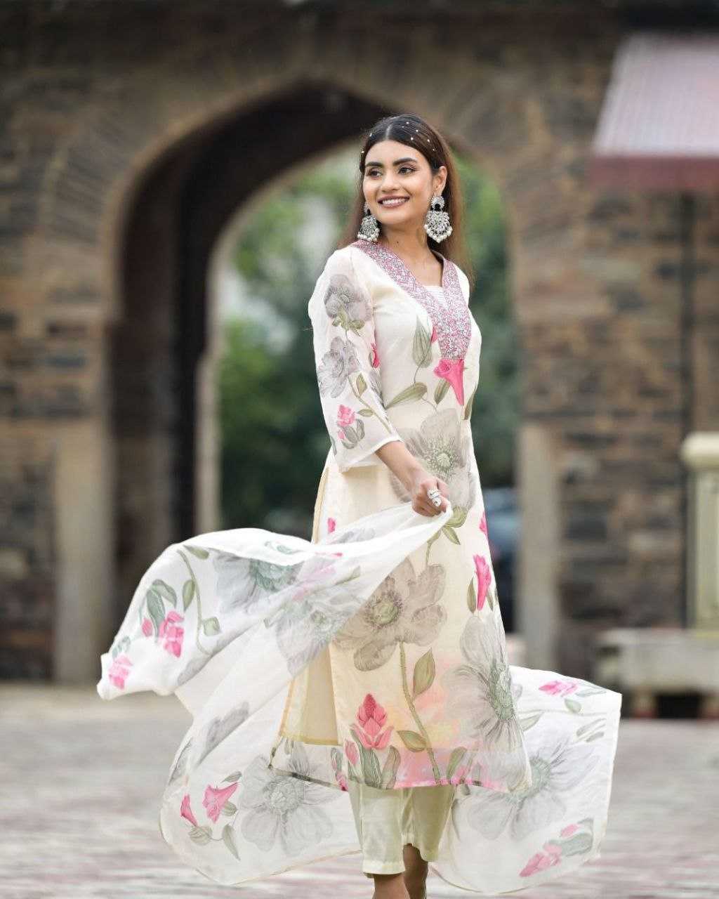 Ynf Georgette KESH529 SONIKA Suits & Dresses Wedding Collections Festive Collections Wholesale Georgette Suit Embroidered Suits Party Wear Dresses Manufacturer