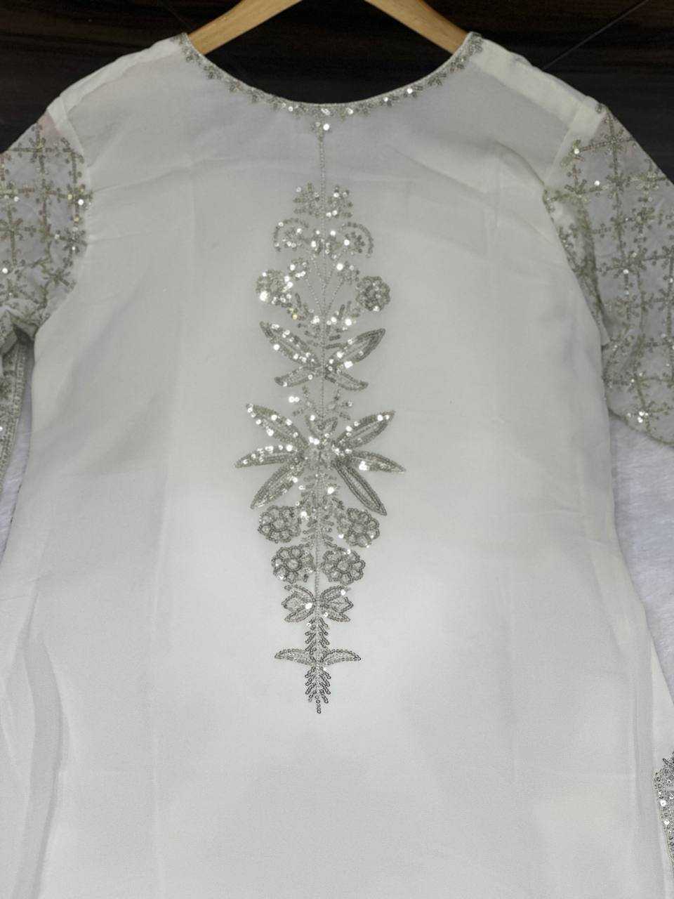 Ynf Georgette KESH533 5060 Suits & Dresses Wholesale Ladies Suits Embroidery Suits Palazzo Suit Manufacturer