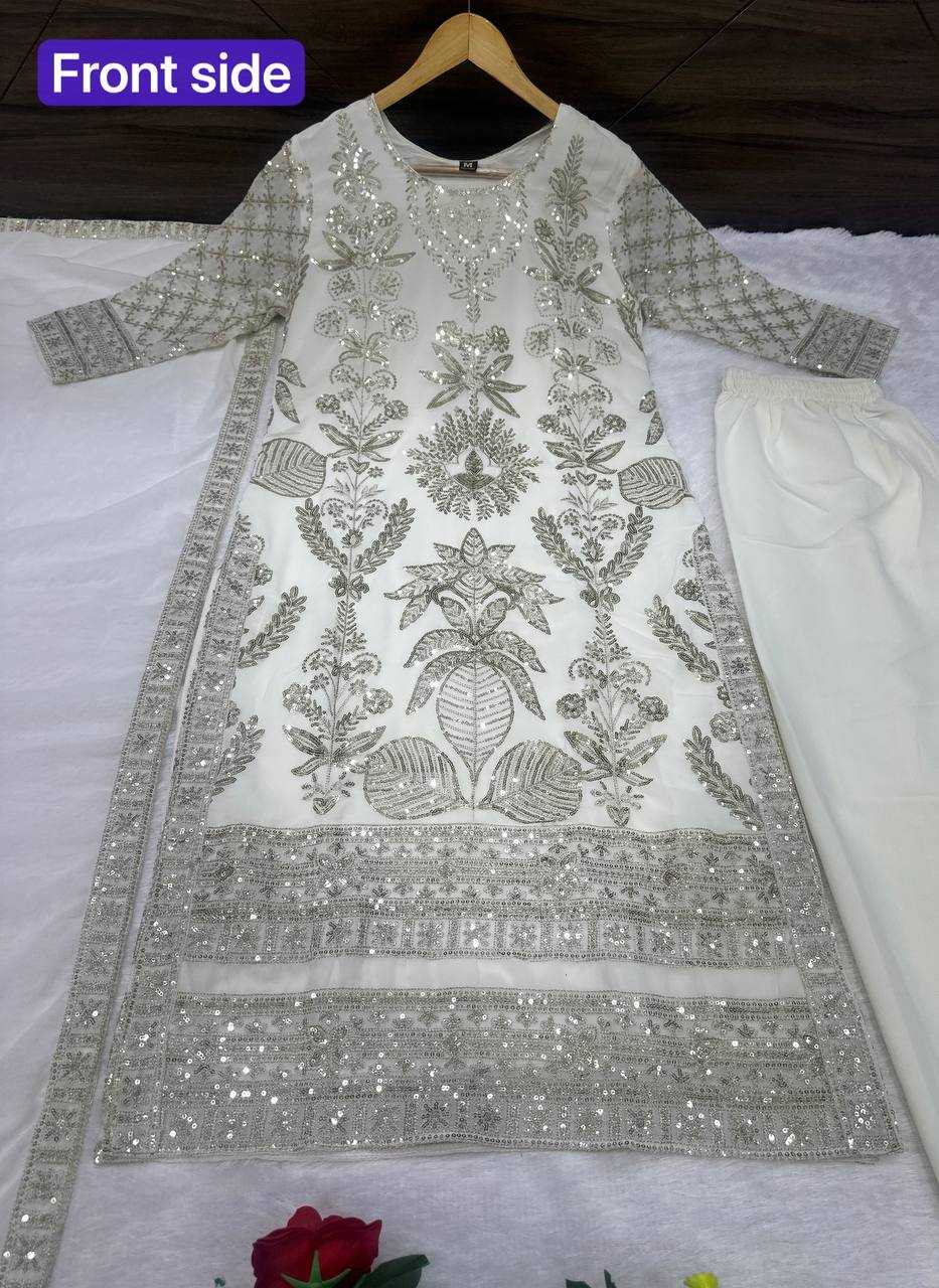 Ynf Georgette KESH533 5060 Suits & Dresses Wholesale Ladies Suits Embroidery Suits Palazzo Suit Manufacturer