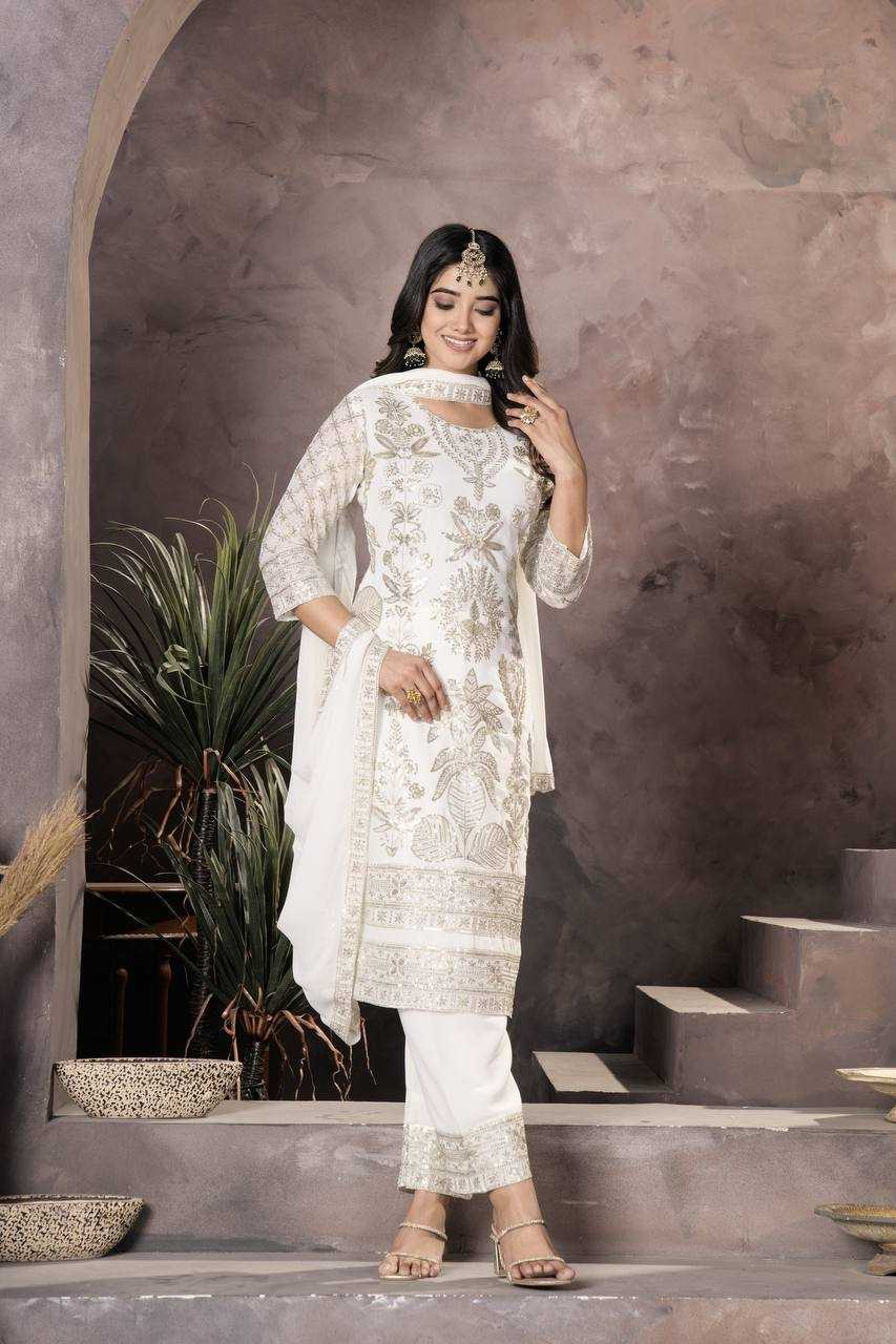 Ynf Georgette KESH533 5060 Suits & Dresses Wholesale Ladies Suits Embroidery Suits Palazzo Suit Manufacturer