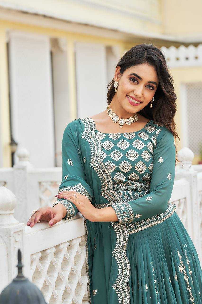 Ynf Georgette RIN131 03 Lehengas Wholesale Traditional Lehenga Embroidered Lehenga Georgette Lehenga Manufacturer