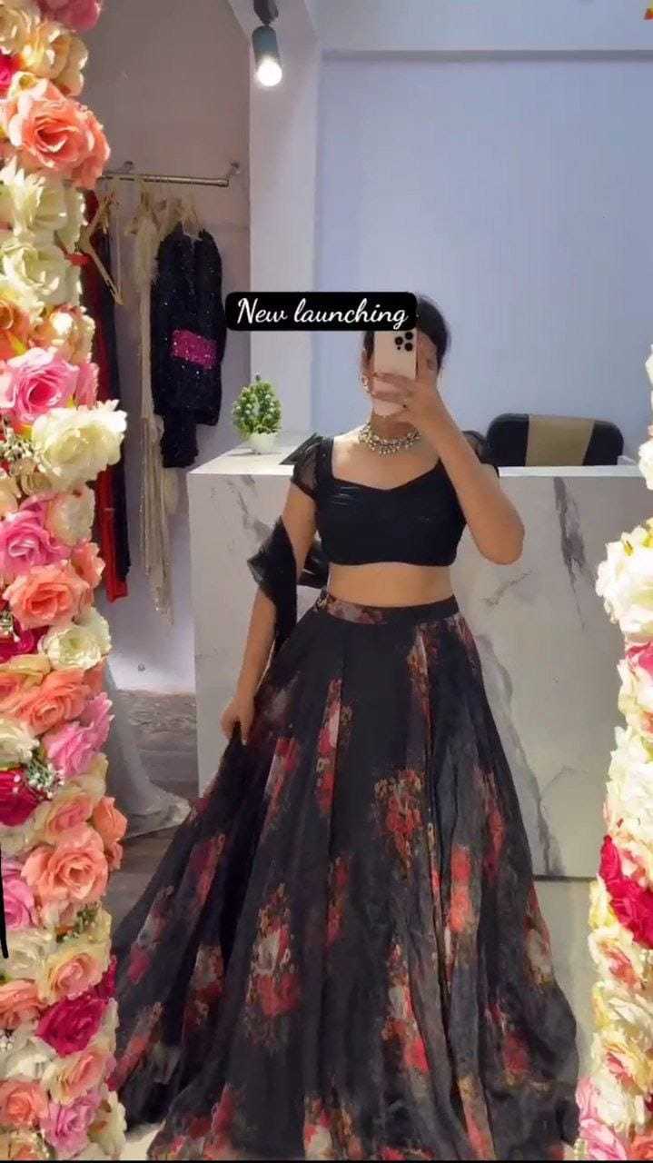 Ynf Georgette RIN157 1063 Lehengas Plus Size Collections Wholesale Designer Lehenga Fancy Lehenga Georgette Lehenga Manufacturer