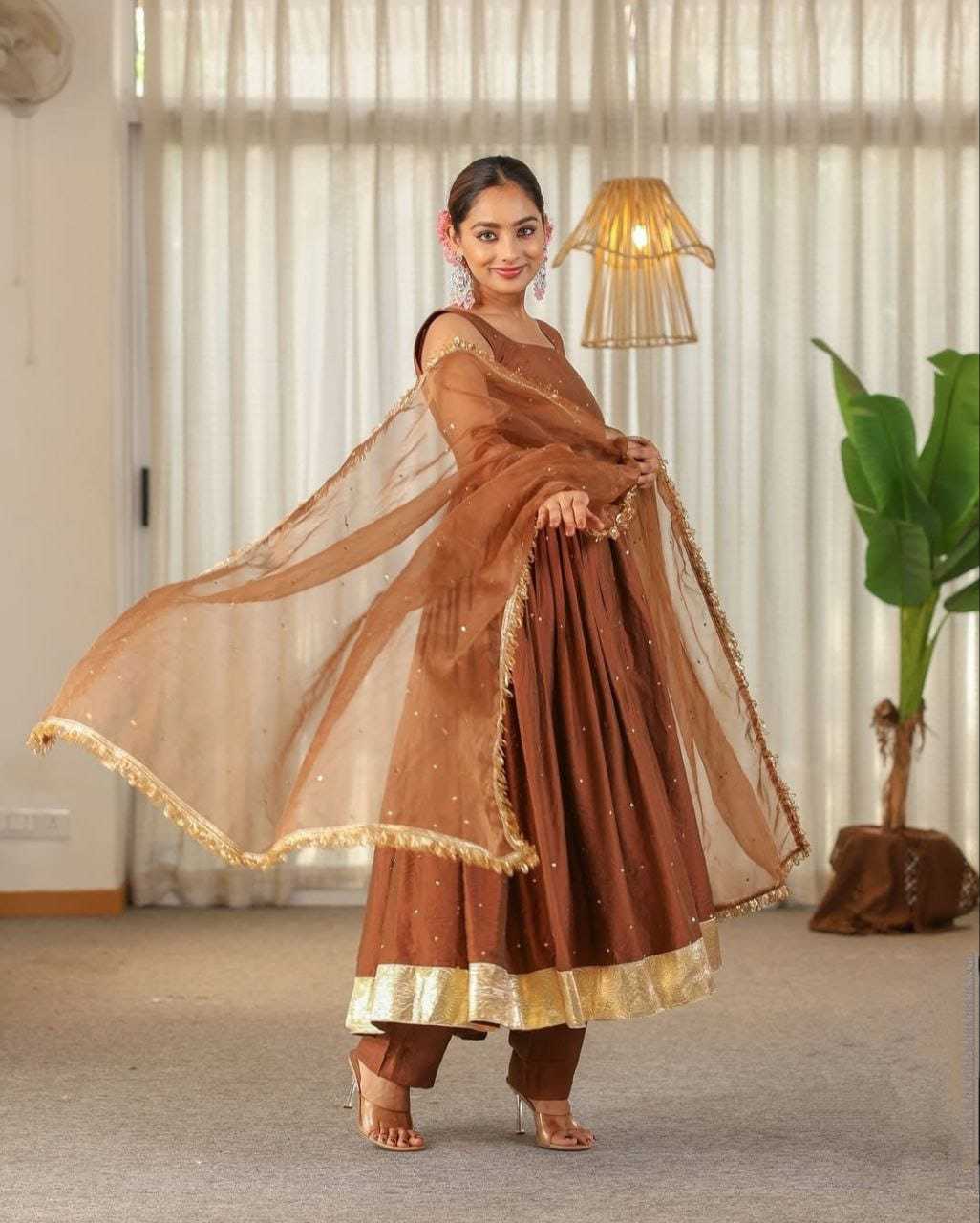 Ynf Georgette RIN157 2138 Gowns Plus Size Collections Wholesale Fancy Gowns Georgette Gown Designer Gowns Manufacturer