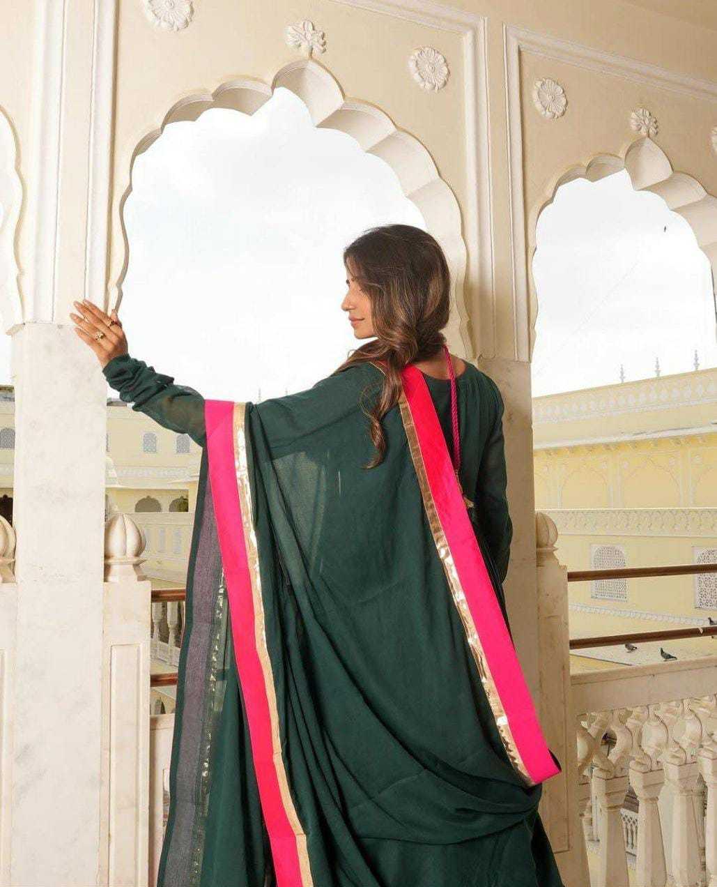 Ynf Georgette RIN157 2140 Gowns Plus Size Collections Wholesale Party Gowns Georgette Gown Designer Gowns Manufacturer