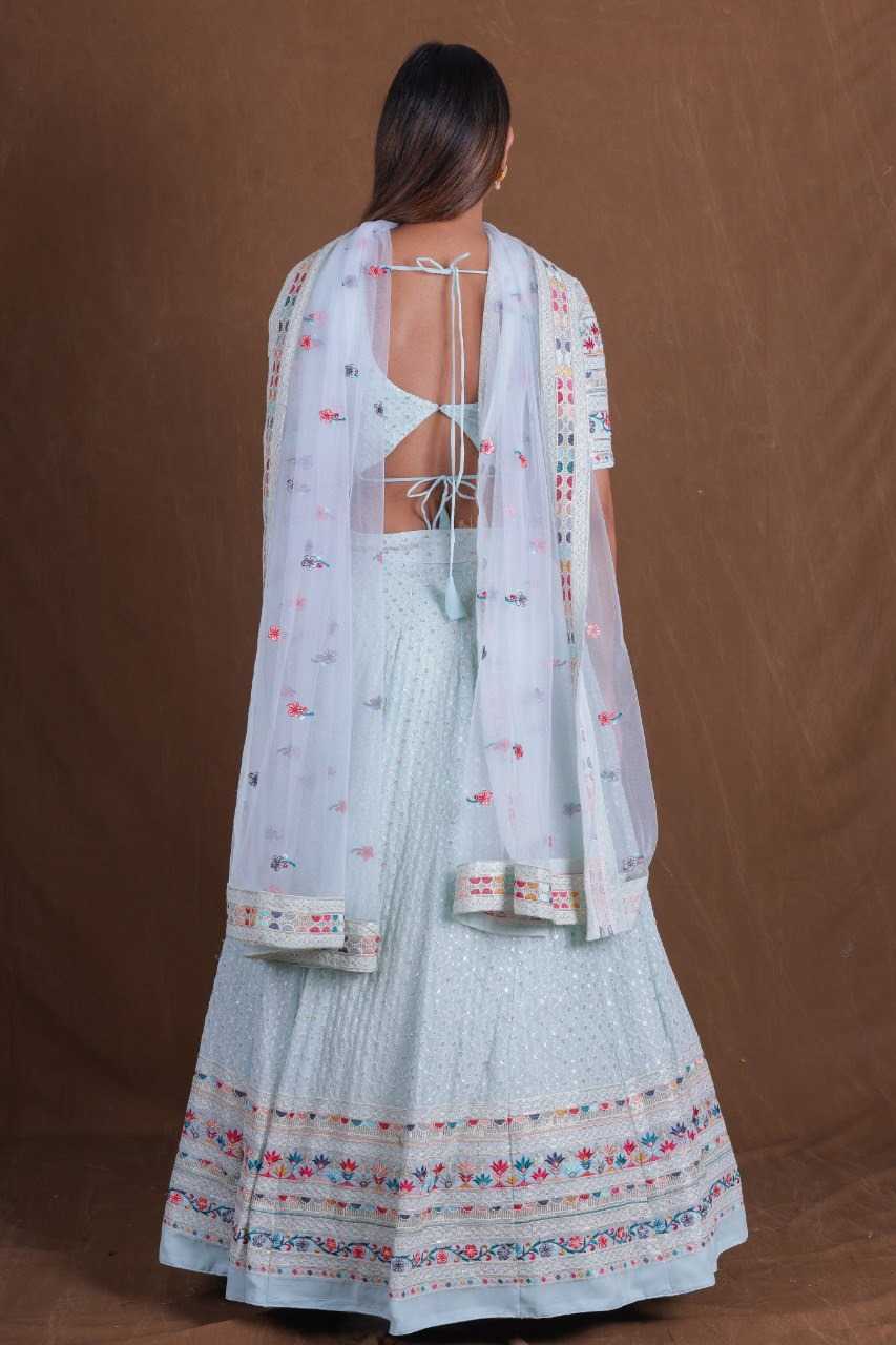 Ynf Georgette RIN197 3059 158-A Lehengas Wholesale Designer Lehenga Fancy Lehenga Bridal Lehenga Manufacturer