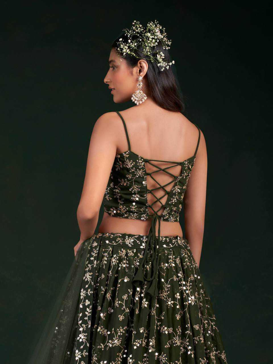 Ynf Georgette RIN228 156 Lehengas Wedding Collections Wholesale Sequins Lehenga Engagement Outfits Manufacturer