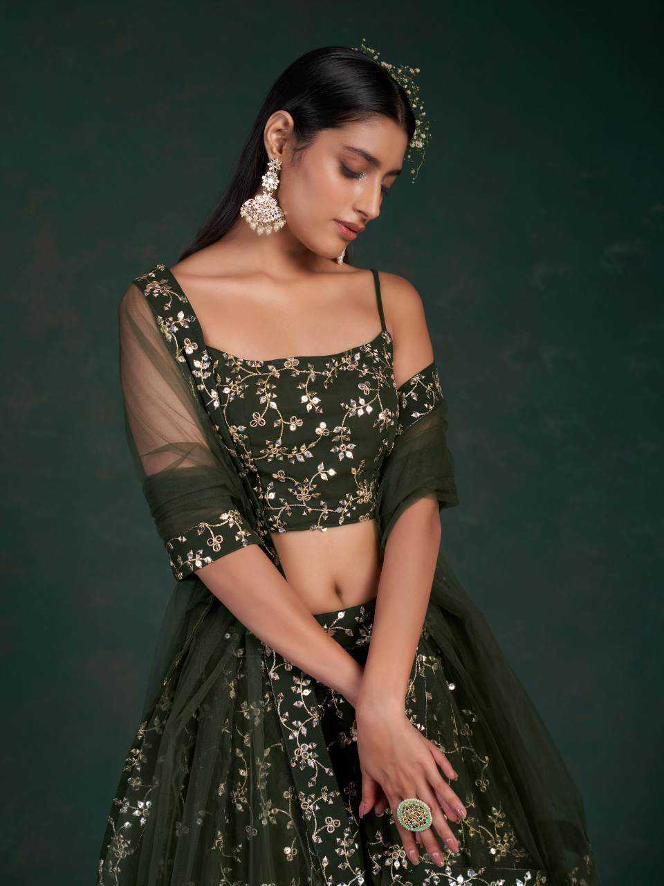 Ynf Georgette RIN228 156 Lehengas Wedding Collections Wholesale Sequins Lehenga Engagement Outfits Manufacturer