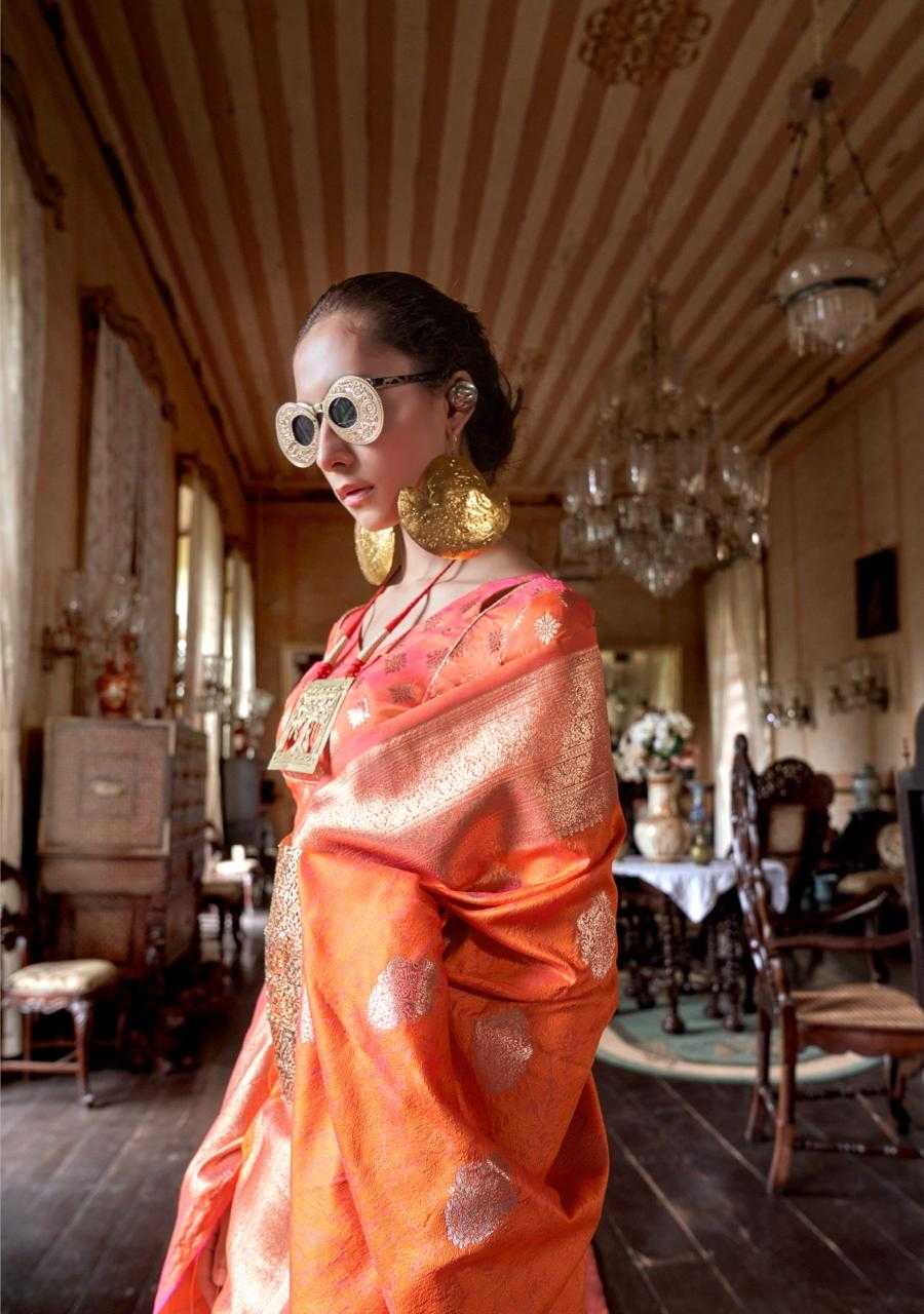 Ynf Handloom Silk KESH519 RAJTEX-KARNIVAL - GOLD Silk Sarees Wholesale Handloom Sarees Designer Silk Sarees Silk Sarees For Weddings Manufacturer