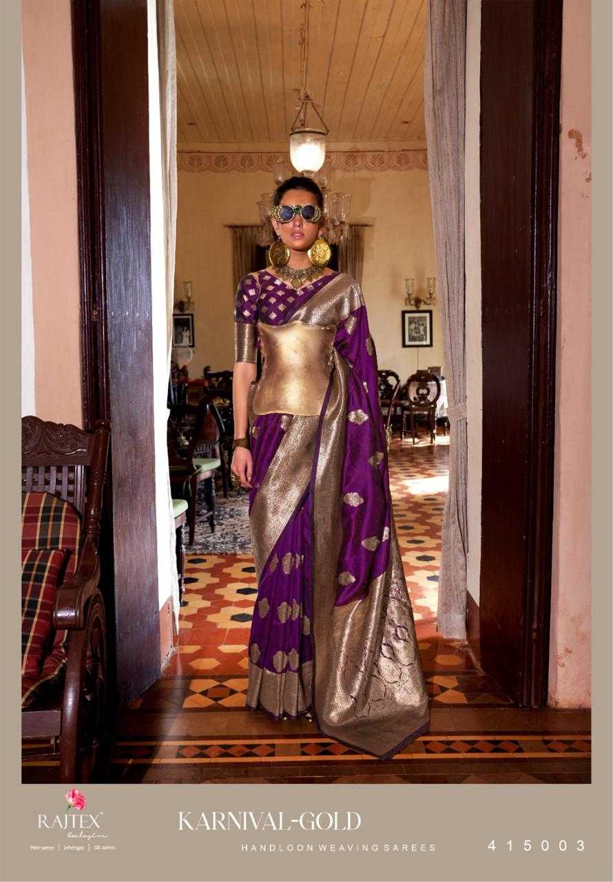 Ynf Handloom Silk KESH519 RAJTEX-KARNIVAL - GOLD Silk Sarees Wholesale Handloom Sarees Designer Silk Sarees Silk Sarees For Weddings Manufacturer