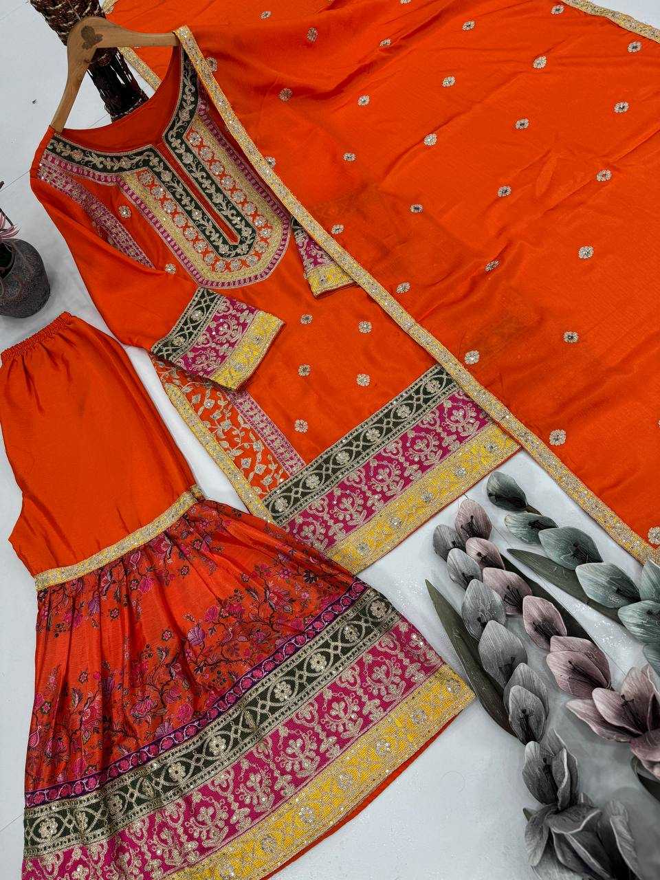 Ynf Heavy Chinnon Silk KESH512 1696 Suits & Dresses Islamic Clothing Wholesale Pakistani Suits Palazzo Suit Manufacturer