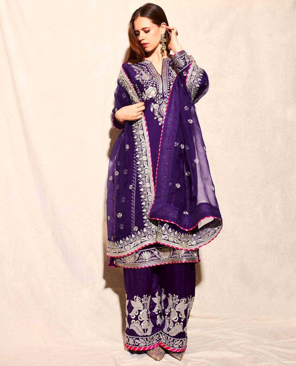 Ynf Heavy Chinnon Silk KESH528 447 Suits & Dresses Wedding Collections Festive Collections Wholesale Embroidery Suits Ladies Silk Suit Wedding Outfits Manufacturer