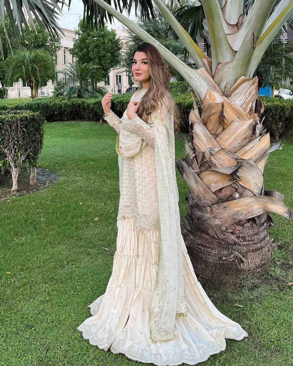 Ynf Heavy Chinnon Silk KESH528 459 Suits & Dresses Wedding Collections Festive Collections Wholesale Sharara Salwar Suits Embroidered Suits Wedding guest dresses Manufacturer