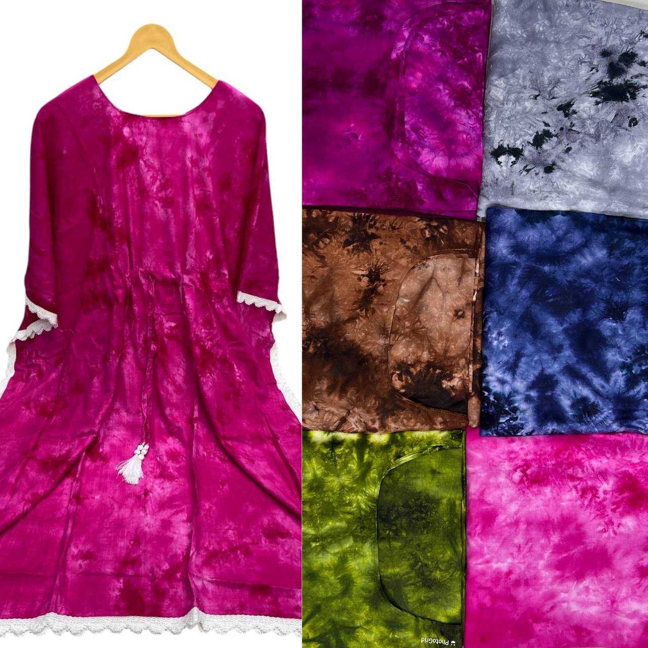 Ynf Heavy Rayon RIN125 Kaftan dress vol 1 Kurti Wholesale Kaftan Kurtis Manufacturer