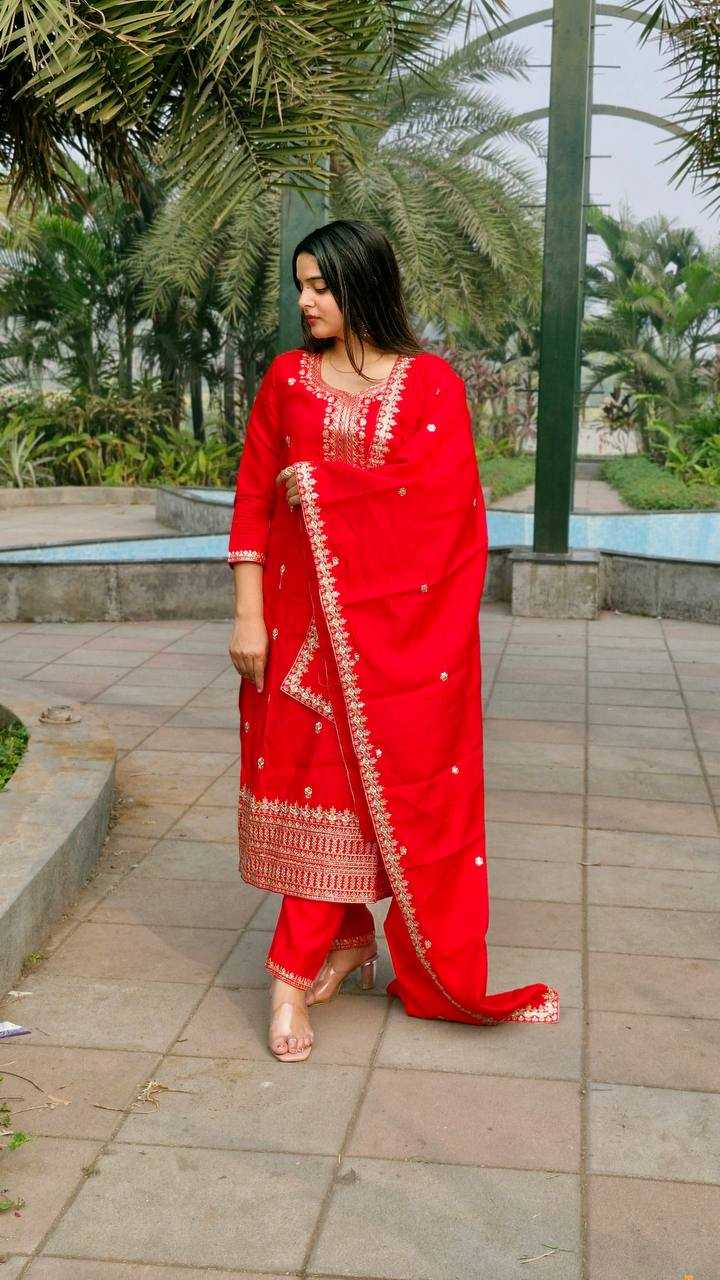 Ynf Heavy Roman Silk KESH533 5075 Suits & Dresses Wholesale Ladies Suits Embroidery Suits Party wear suits Manufacturer