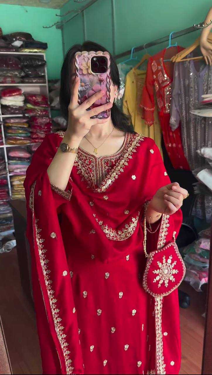 Ynf Heavy Roman Silk KESH533 5075 Suits & Dresses Wholesale Ladies Suits Embroidery Suits Party wear suits Manufacturer