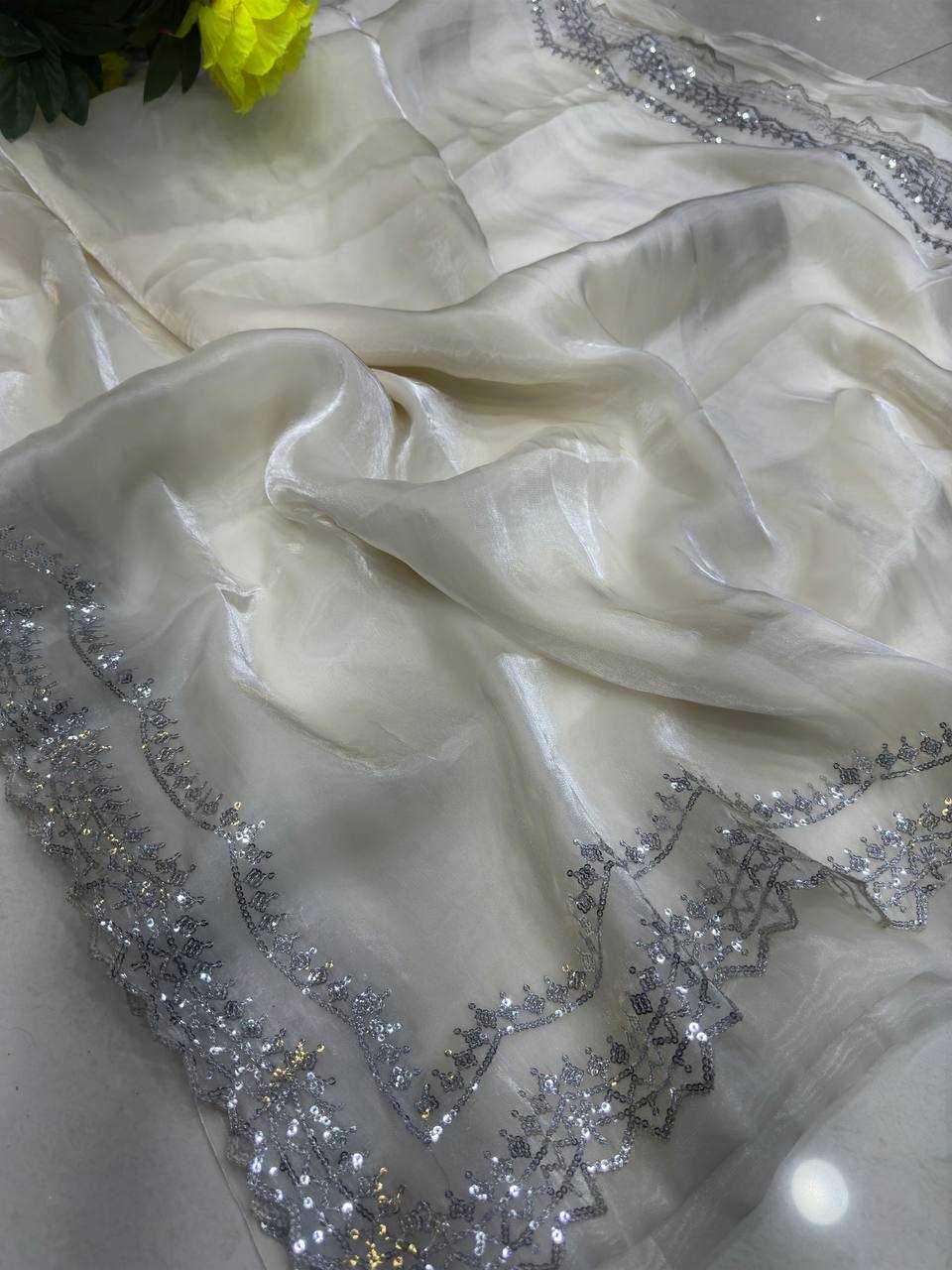 Ynf Jimmy Choo KESH533 5052 Sarees Wholesale Party Wear Sarees Fancy Sarees Embroidered Sarees Manufacturer