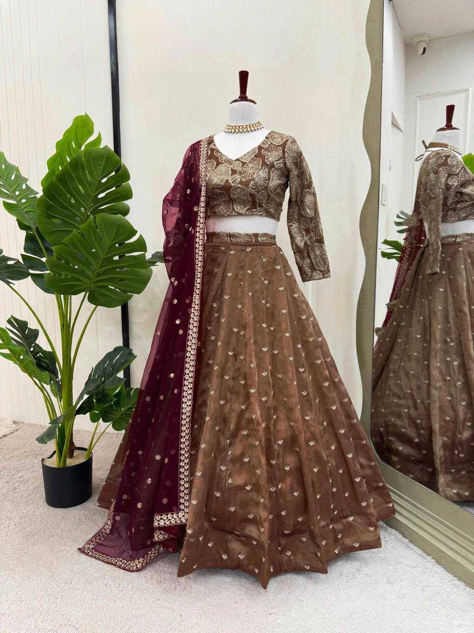 Ynf Jimmy Choo RIN162 346 Lehengas Wedding Collections Wholesale Designer Lehenga Sangeet Outfits Manufacturer