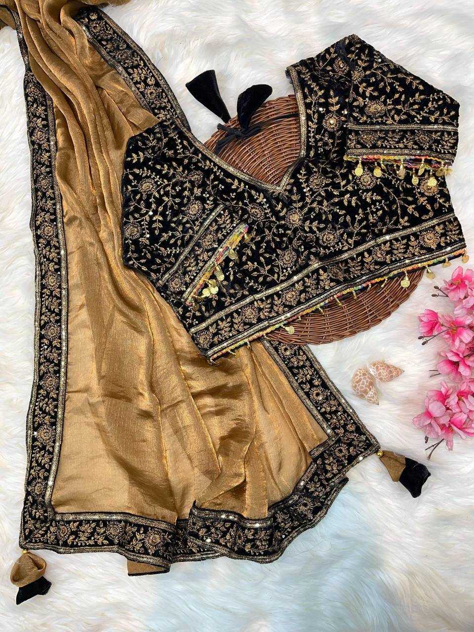 Ynf Jimmy Choo RIN187 742 Sarees Wholesale Party Wear Sarees Fancy Sarees Embroidered Sarees Manufacturer