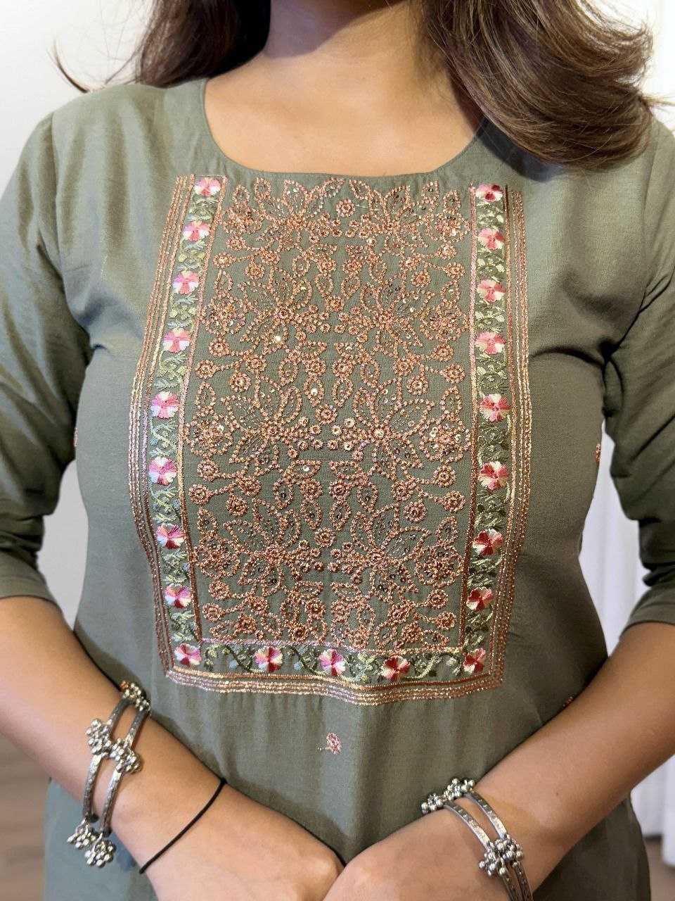 Ynf Khadi Cotton KESH529 PAYAL 2 Suits & Dresses Wholesale Ladies Suits Embroidery Suits Cotton Suits Manufacturer