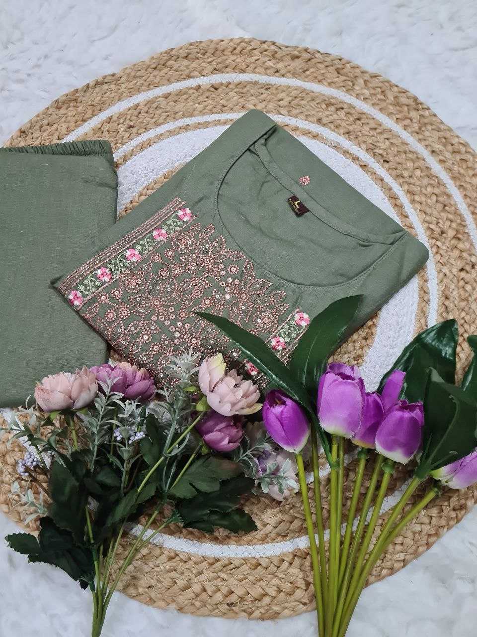 Ynf Khadi Cotton KESH529 PAYAL 2 Suits & Dresses Wholesale Ladies Suits Embroidery Suits Cotton Suits Manufacturer