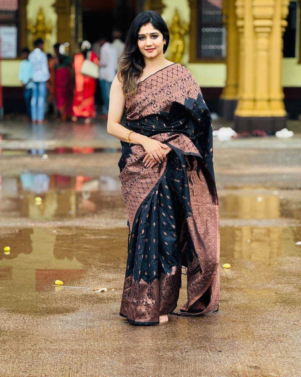 Ynf Lichi Silk KESH534 6048 Sarees Wholesale Designer Sarees Jacquard Saree Traditional Sarees Manufacturer