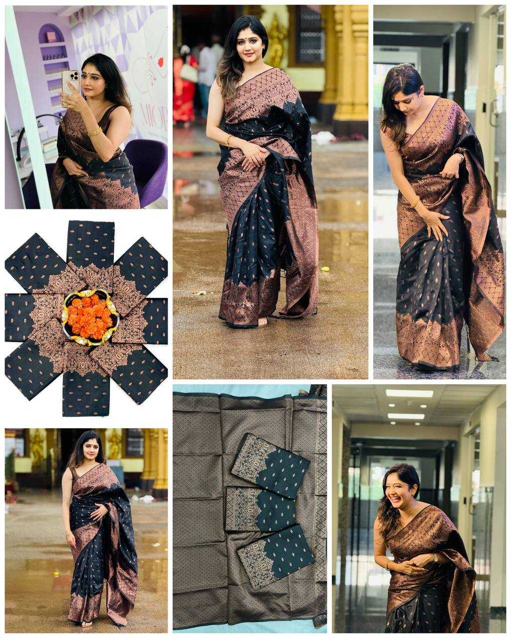 Ynf Lichi Silk KESH534 6048 Sarees Wholesale Designer Sarees Jacquard Saree Traditional Sarees Manufacturer
