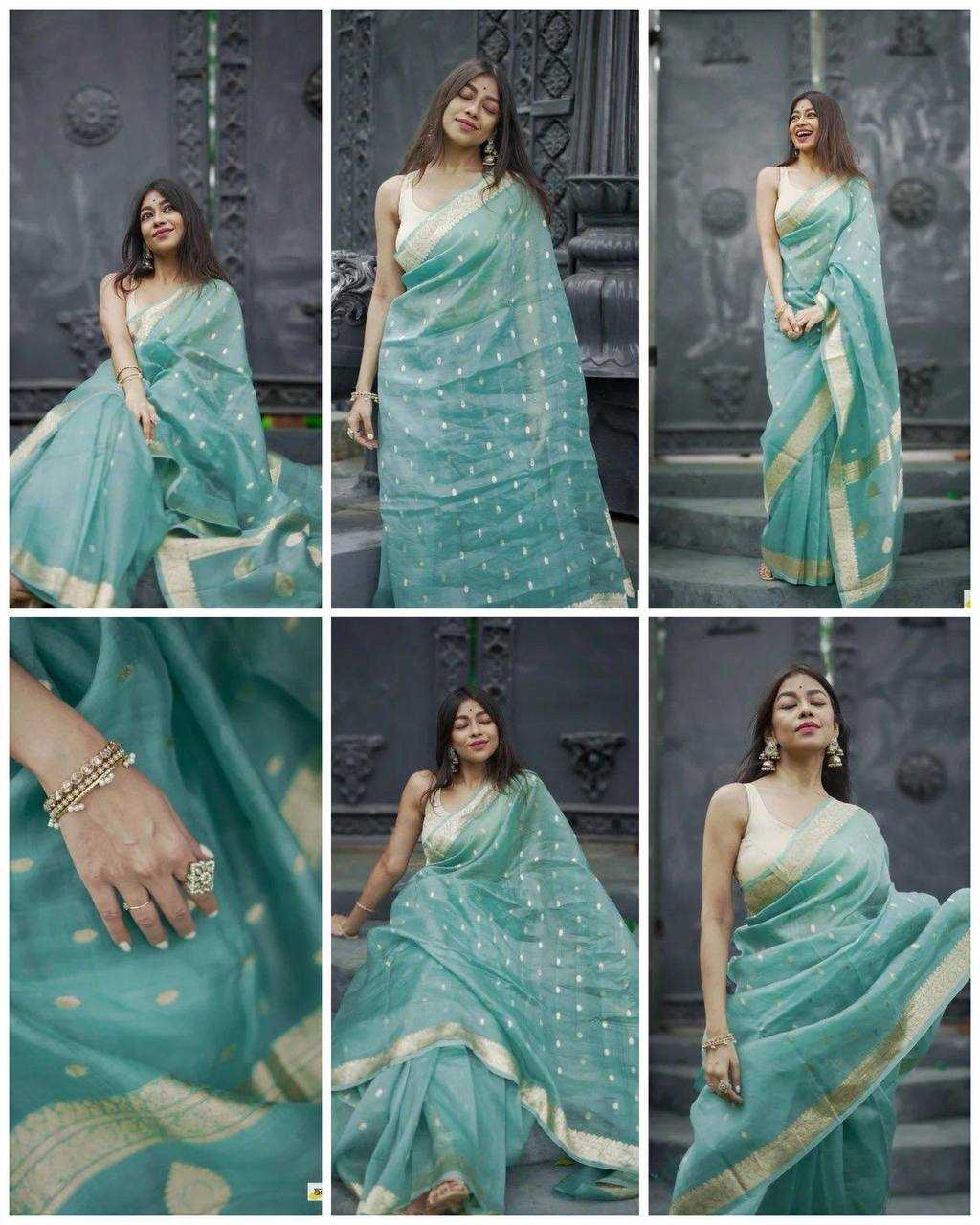 Ynf Linen KESH534 6040 Sarees Wholesale Designer Sarees Party Wear Sarees Jacquard Saree Manufacturer