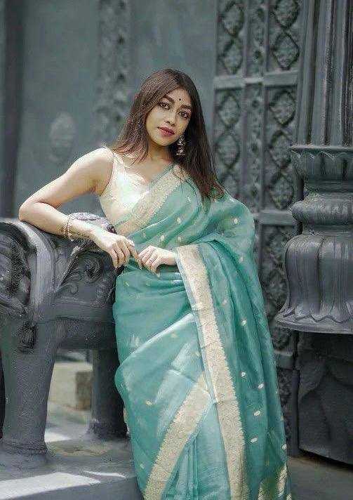 Ynf Linen KESH534 6040 Sarees Wholesale Designer Sarees Party Wear Sarees Jacquard Saree Manufacturer