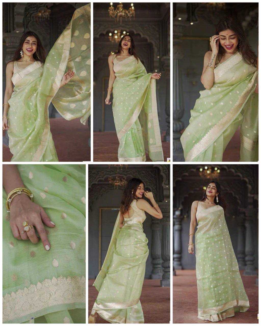 Ynf Linen KESH534 6040 Sarees Wholesale Designer Sarees Party Wear Sarees Jacquard Saree Manufacturer