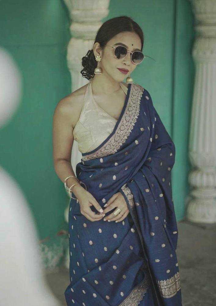 Ynf Linen KESH534 6040 Sarees Wholesale Designer Sarees Party Wear Sarees Jacquard Saree Manufacturer