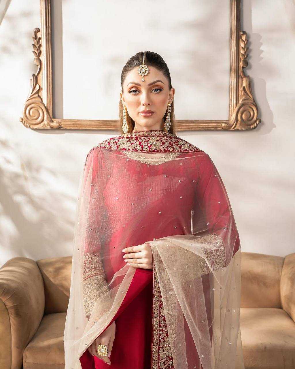 Ynf Malay Satin Silk KESH528 442 Suits & Dresses Wedding Collections Festive Collections Wholesale Embroidery Suits Ladies Silk Suit Wedding Outfits Manufacturer