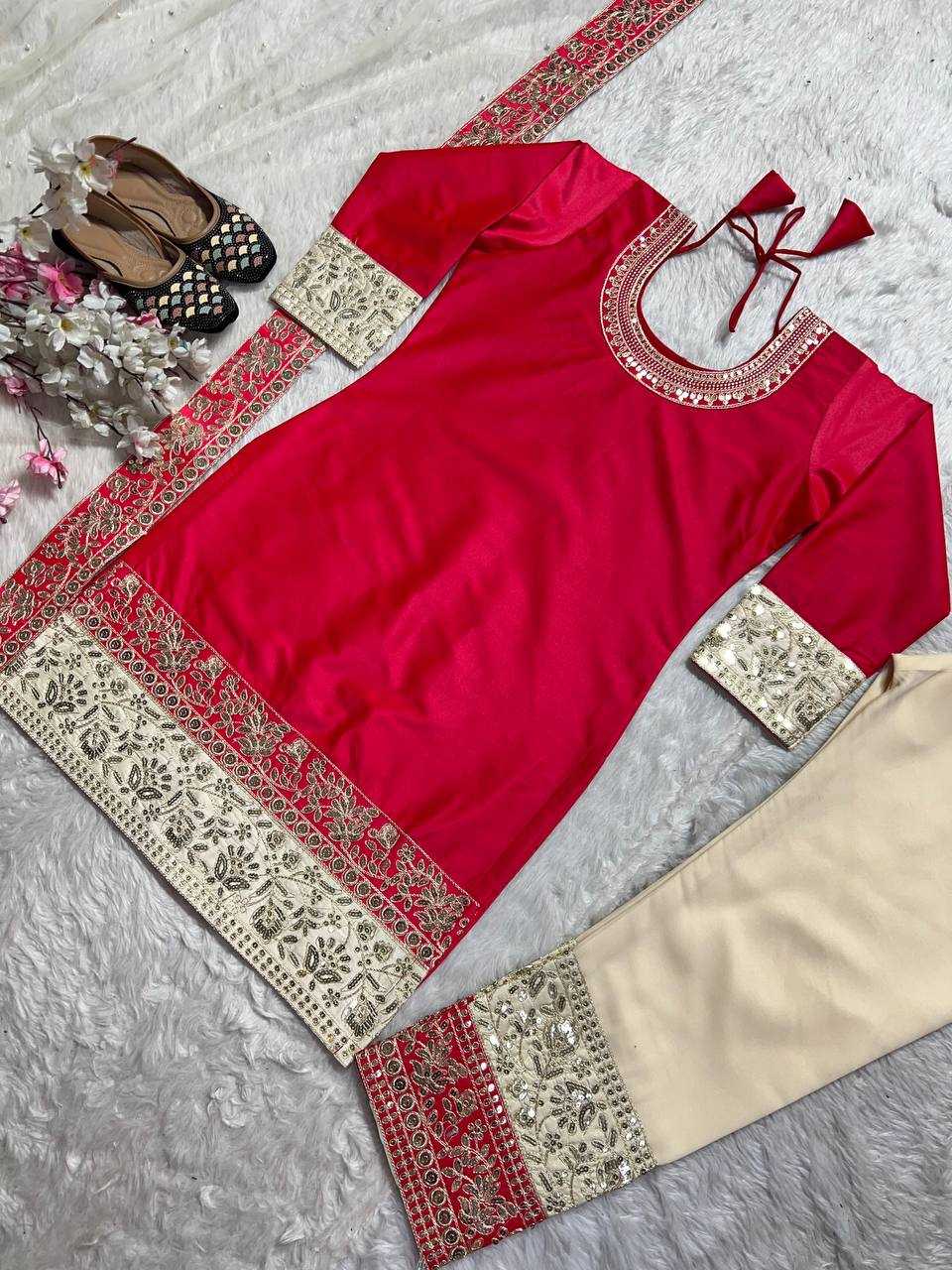 Ynf Malay Satin Silk KESH528 442 Suits & Dresses Wedding Collections Festive Collections Wholesale Embroidery Suits Ladies Silk Suit Wedding Outfits Manufacturer