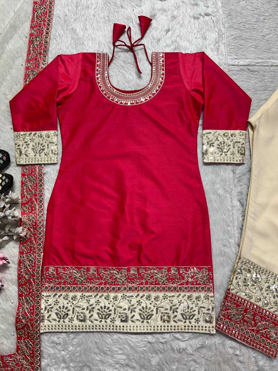 Ynf Malay Satin Silk KESH528 442 Suits & Dresses Wedding Collections Festive Collections Wholesale Embroidery Suits Ladies Silk Suit Wedding Outfits Manufacturer
