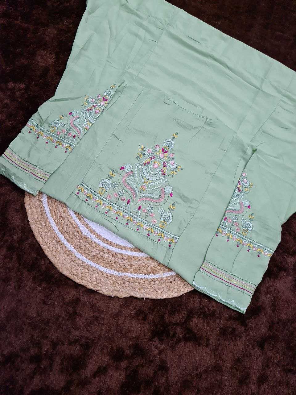 Ynf Muslin Silk KESH529 POOJA 2 Suits & Dresses Wholesale Ladies Suits Embroidery Suits Palazzo Suit Manufacturer