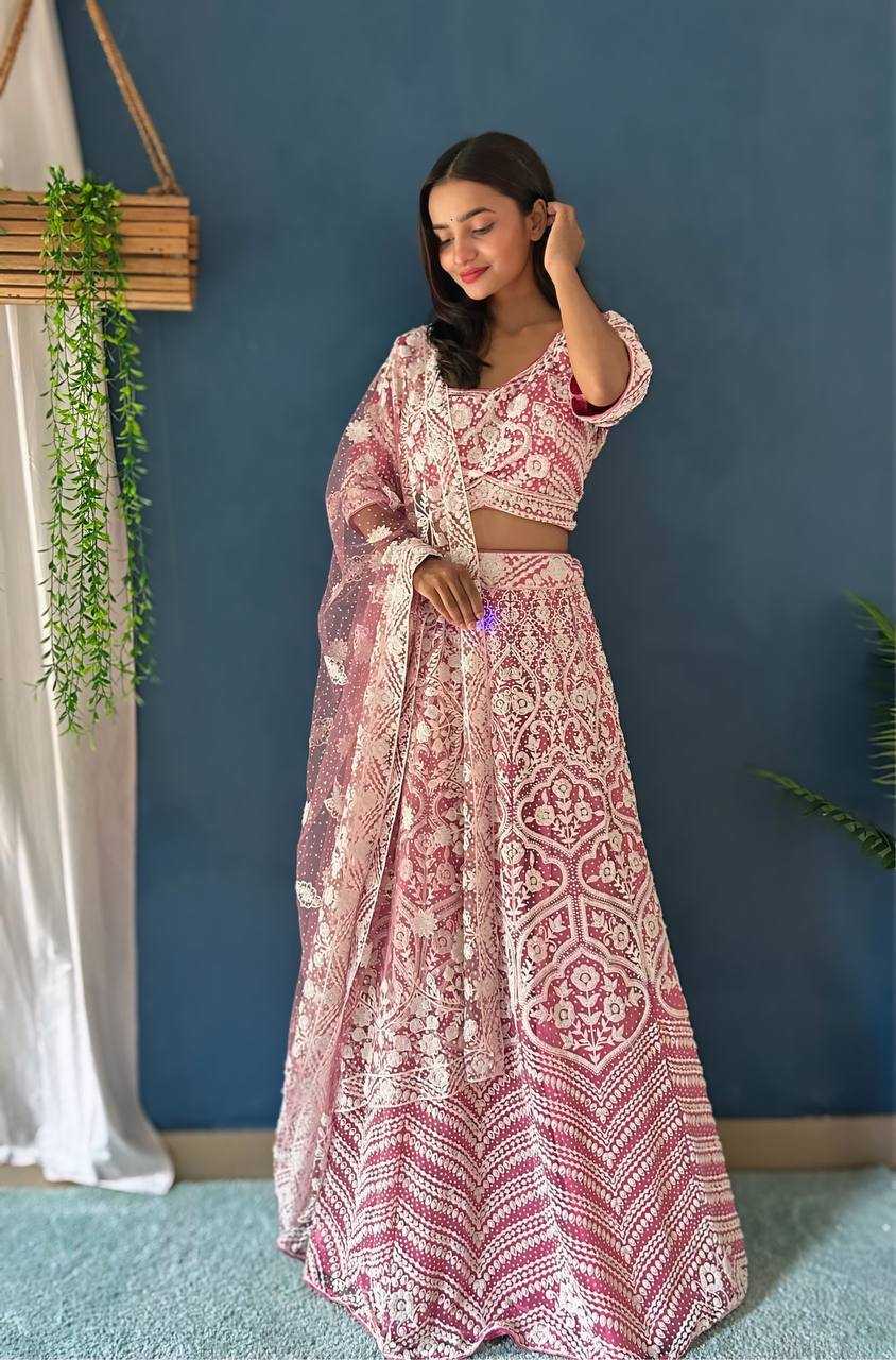 Ynf Net KESH533 5048 Lehengas Wholesale Fancy Lehenga Wedding Lehenga Embroidered Lehenga Sequins Lehenga Manufacturer