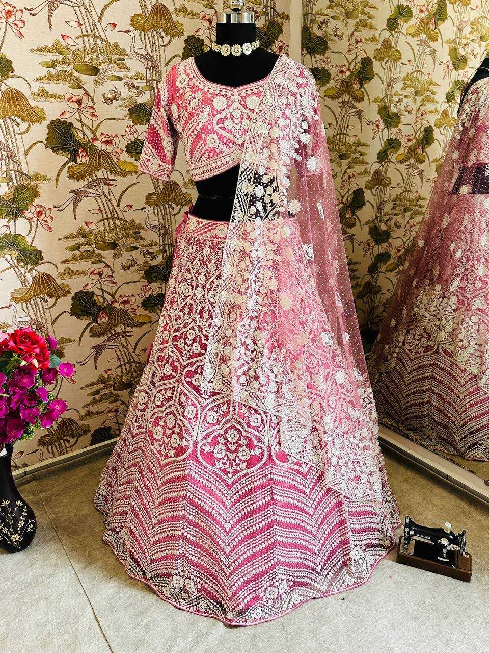 Ynf Net KESH533 5048 Lehengas Wholesale Fancy Lehenga Wedding Lehenga Embroidered Lehenga Sequins Lehenga Manufacturer