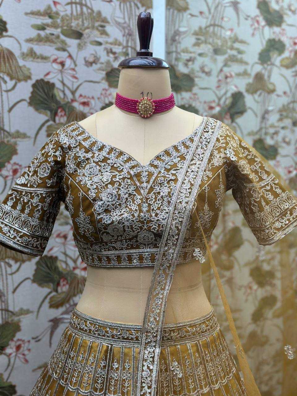 Ynf Net KESH533 5082 Lehengas Wholesale Fancy Lehenga Embroidered Lehenga Lehenga For Engagement Sequins Lehenga Manufacturer