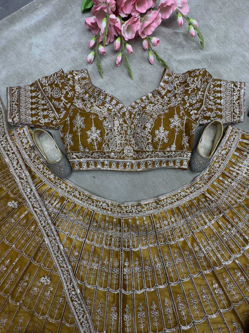 Ynf Net KESH533 5082 Lehengas Wholesale Fancy Lehenga Embroidered Lehenga Lehenga For Engagement Sequins Lehenga Manufacturer