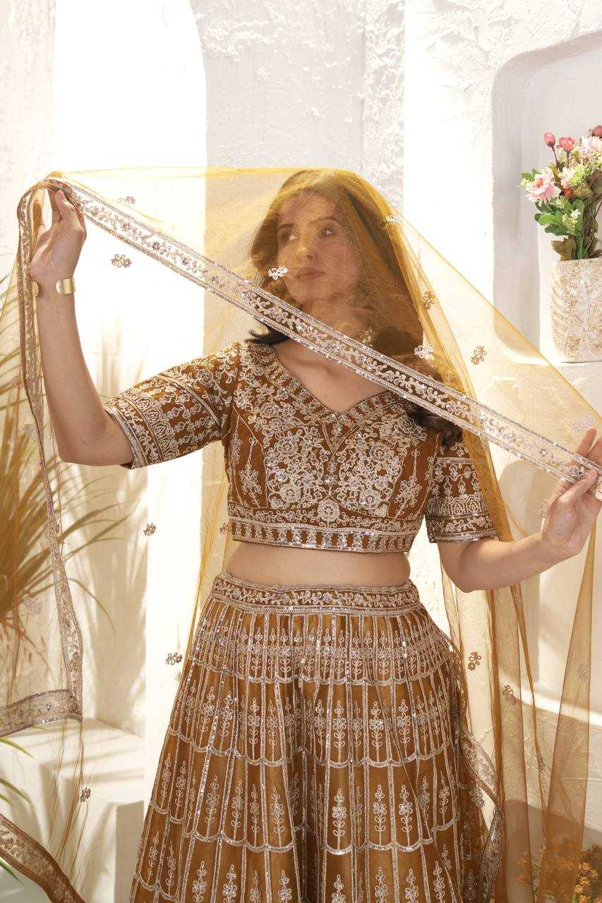 Ynf Net KESH533 5082 Lehengas Wholesale Fancy Lehenga Embroidered Lehenga Lehenga For Engagement Sequins Lehenga Manufacturer