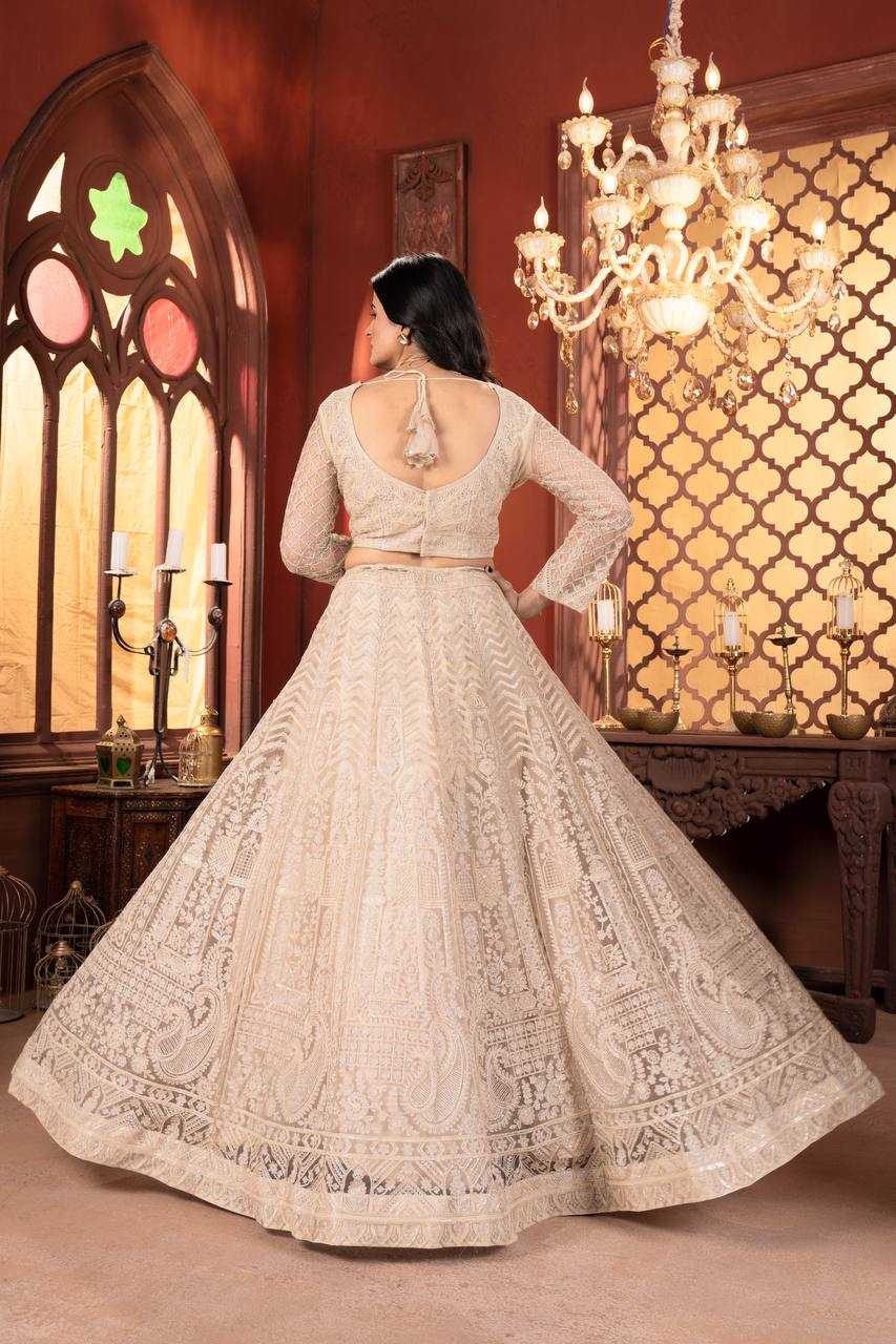 Ynf Net KESH533 5099 Lehengas Wholesale Fancy Lehenga Embroidered Lehenga Lehenga For Engagement Sequins Lehenga Lehenga With Cancan Manufacturer