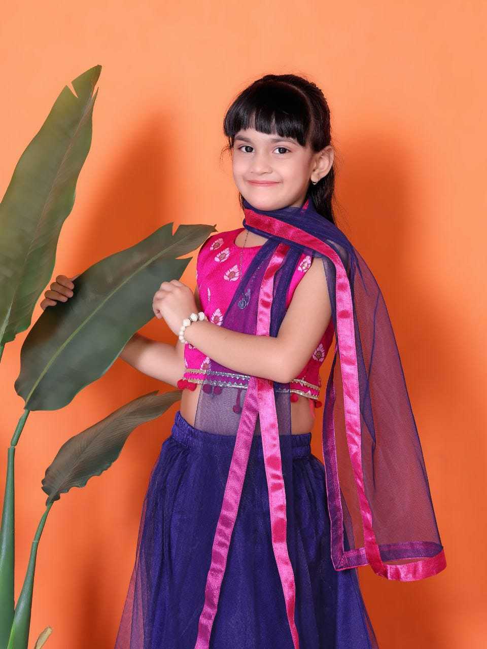 Ynf Net RIN222 112 Kids Wear Wholesale Kids Lehenga Kids Lehenga Choli Baby Girl Lehenga Manufacturer